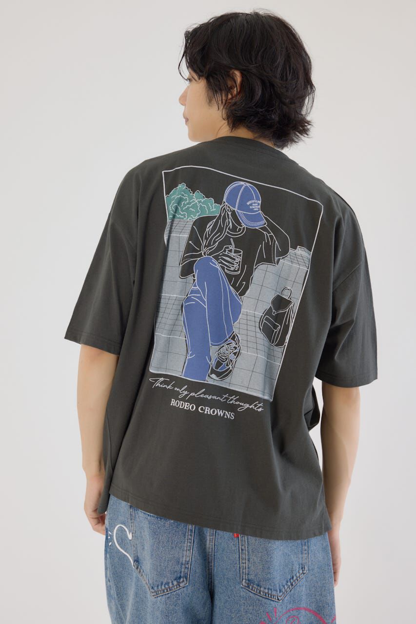 RODEO CROWNS「ボックスガールTシャツ」|Tシャツ・カットソー|C.GRY