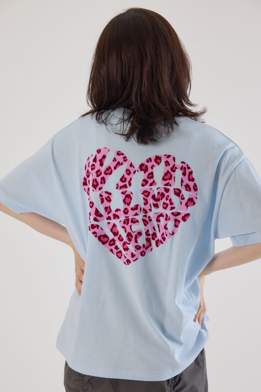 RODEO CROWNS「Heart Leopard Tシャツ」|Tシャツ・カットソー|