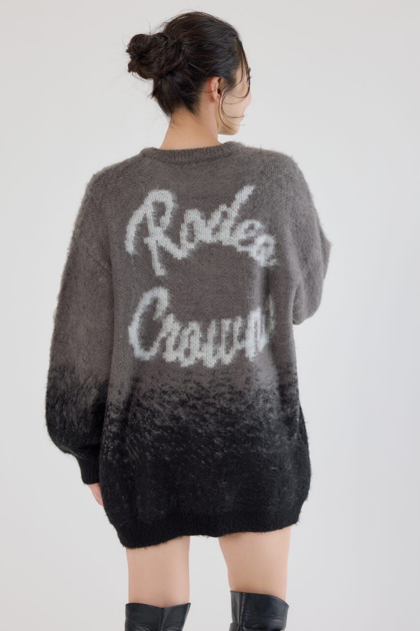 RODEO CROWNS「グラデーションニットワンピース」|ワンピース|BLK