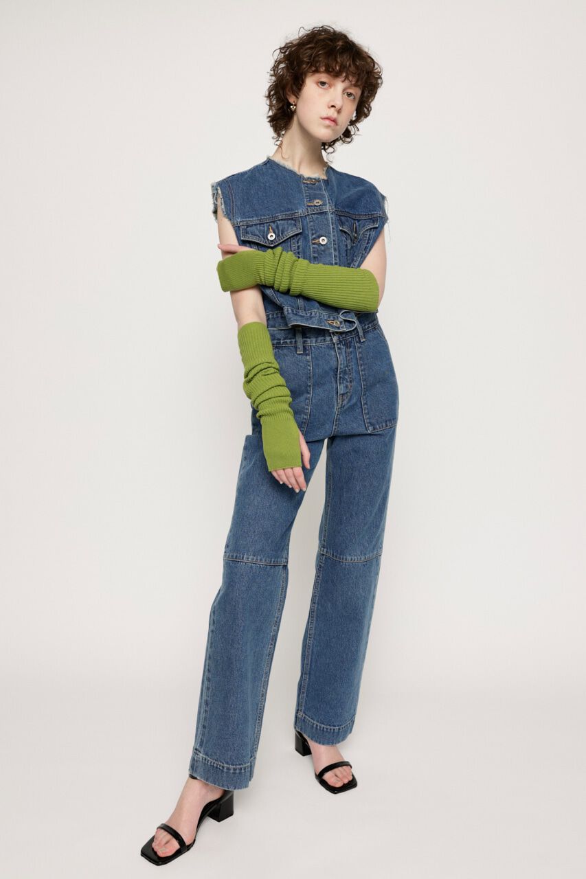 SLY「ワークワイドパンツ デニムパンツ ジーンズ」|デニム|