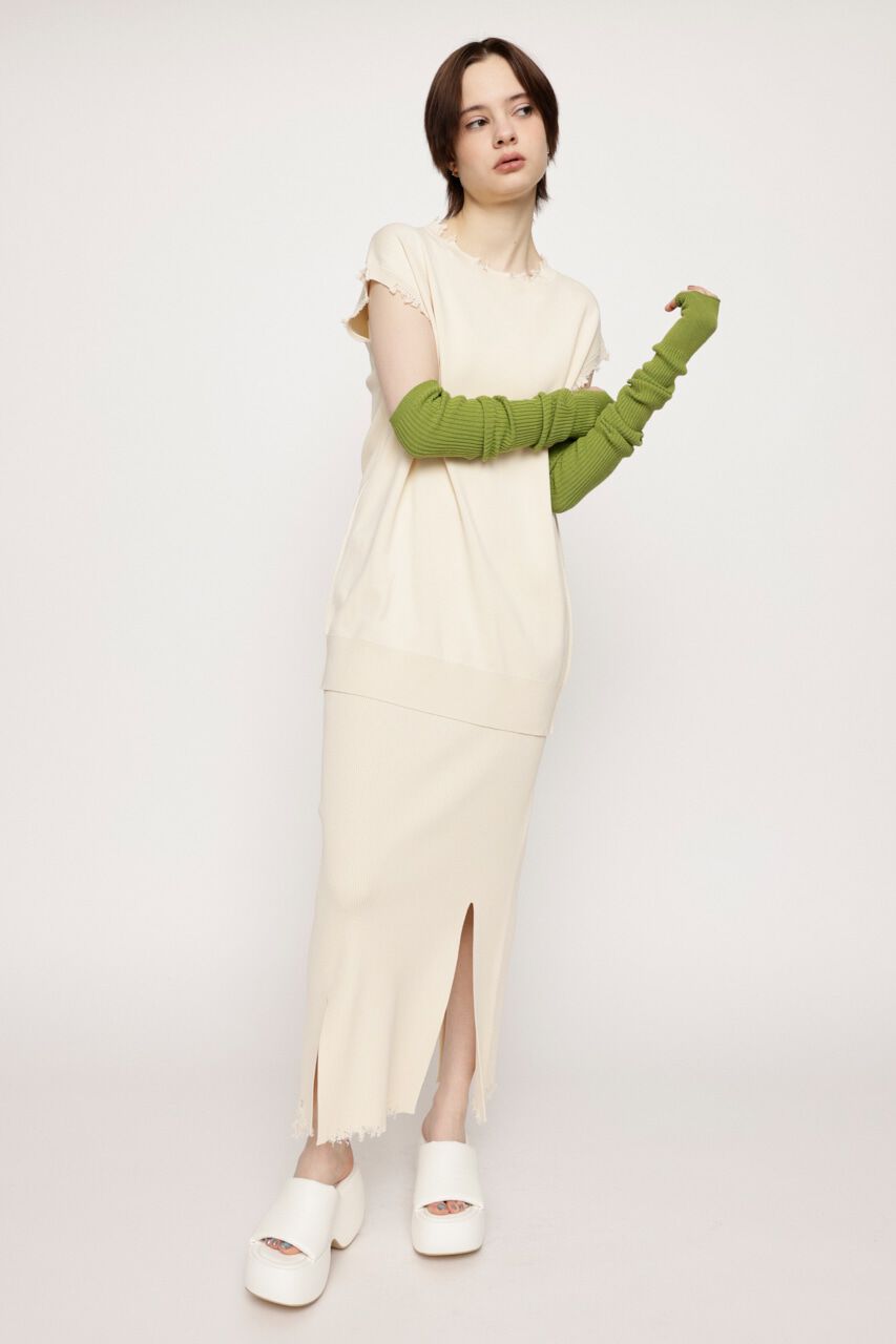 SLY「FRENCH SLEEVE CRUSH チュニック」|タンクトップ|