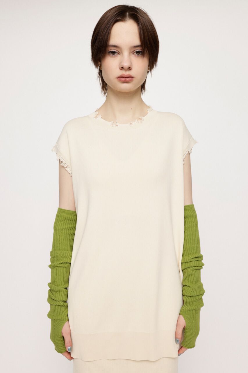 SLY「FRENCH SLEEVE CRUSH チュニック」|タンクトップ|