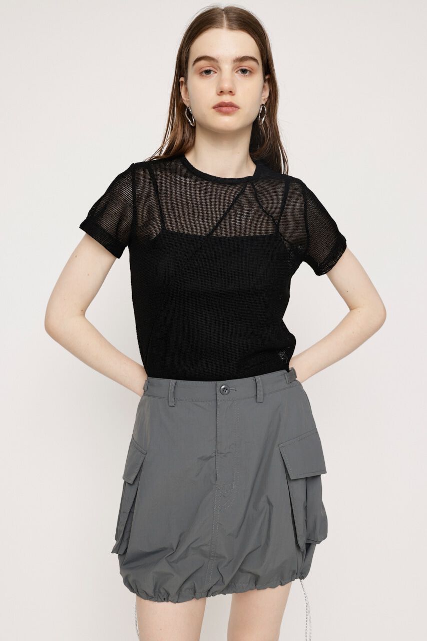 SLY「SHEER MESH Tシャツ」|Tシャツ・カットソー|