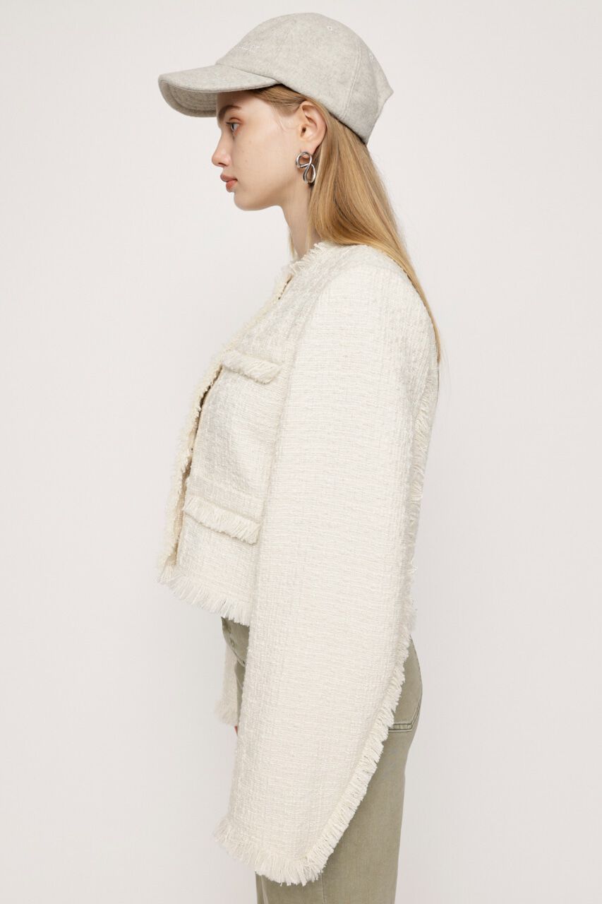 SLY「FRINGE TWEED SHORT ジャケット」|その他|