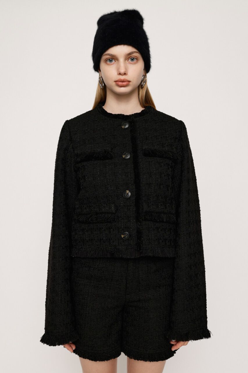 SLY「FRINGE TWEED SHORT ジャケット」|その他|
