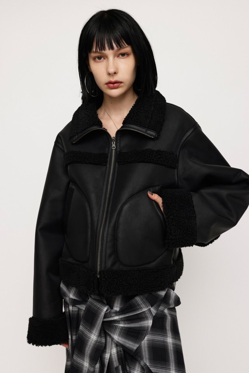 SLY「REVERSIBLE SHORT B-3」|ブルゾン・スタジャン|