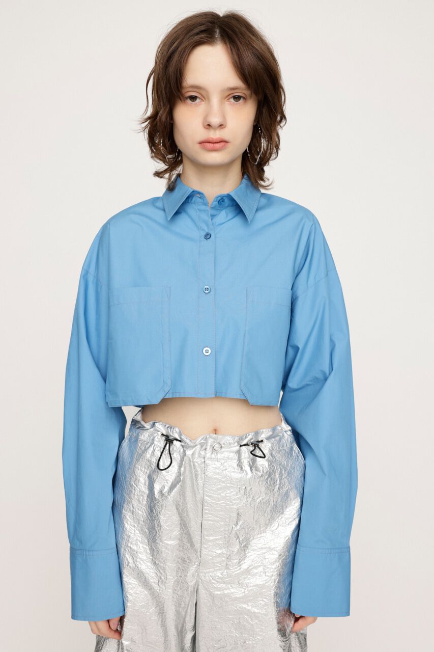 SLY「CROP SH WITH TIE」|シャツ・ブラウス|