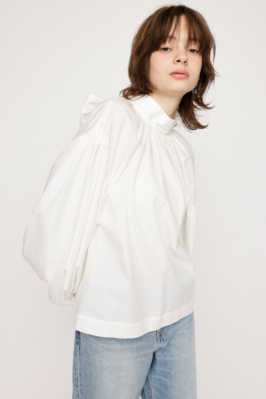 SLY「2WAY VOLUME SLEEVE ブラウス」|シャツ・ブラウス|