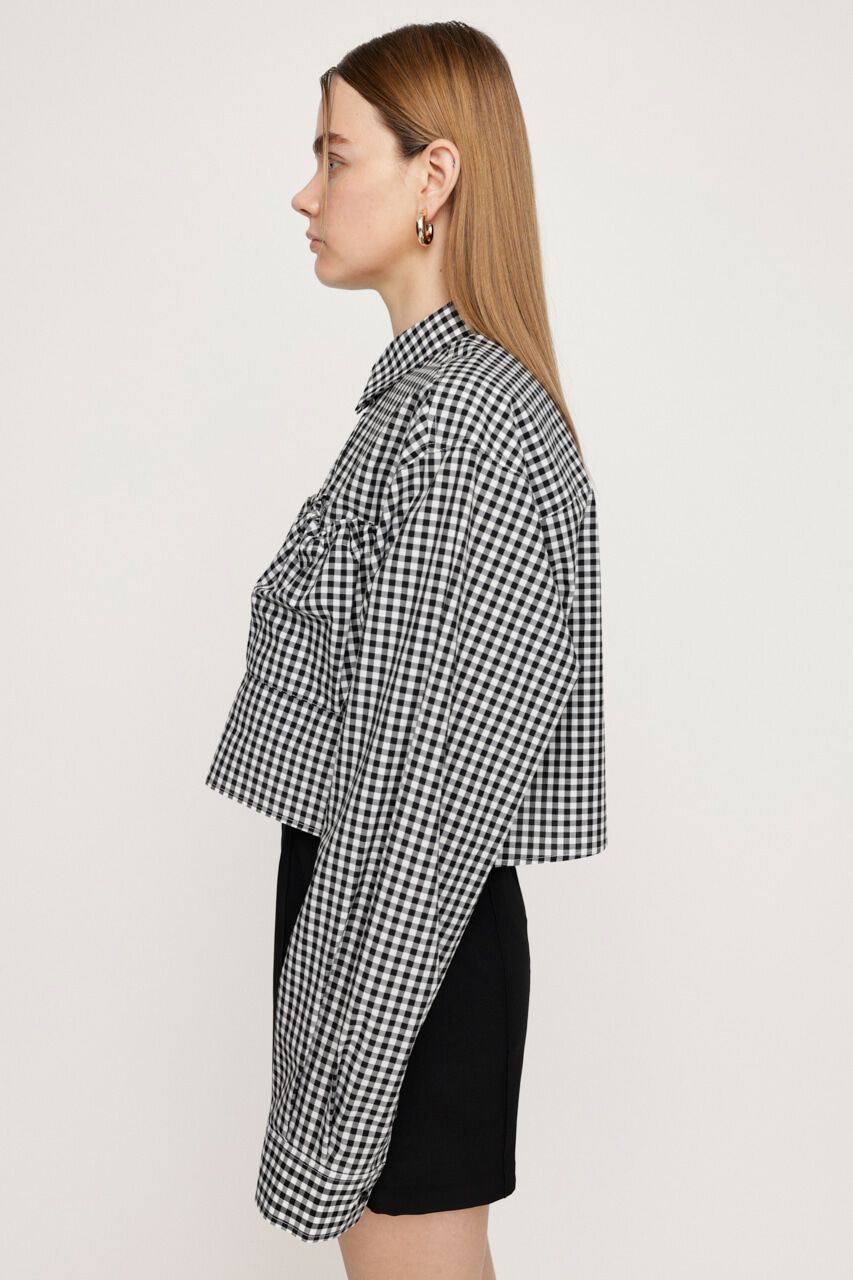 SLY「GATHER POCKET CROPPED シャツ」|シャツ・ブラウス|