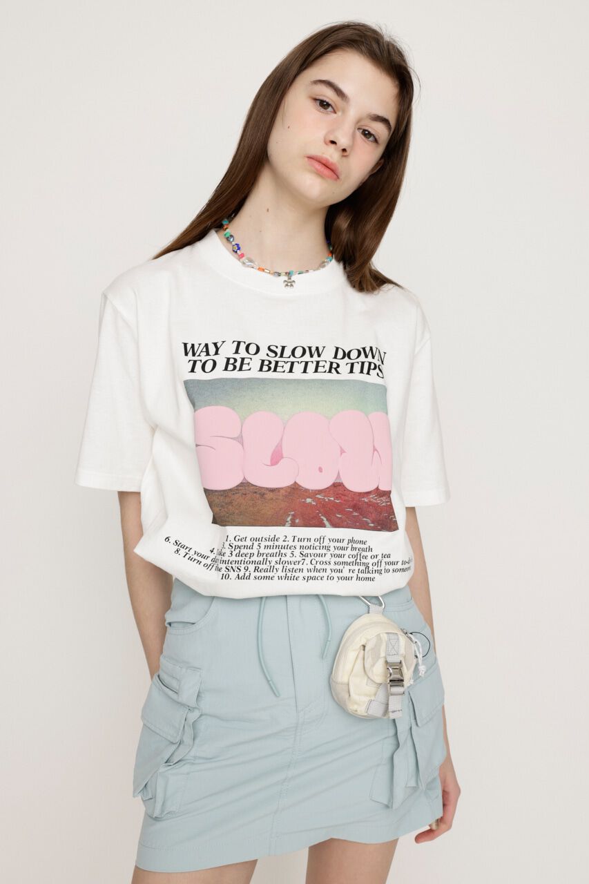 SLY「PUFFER LOGO Tシャツ」|Tシャツ・カットソー|