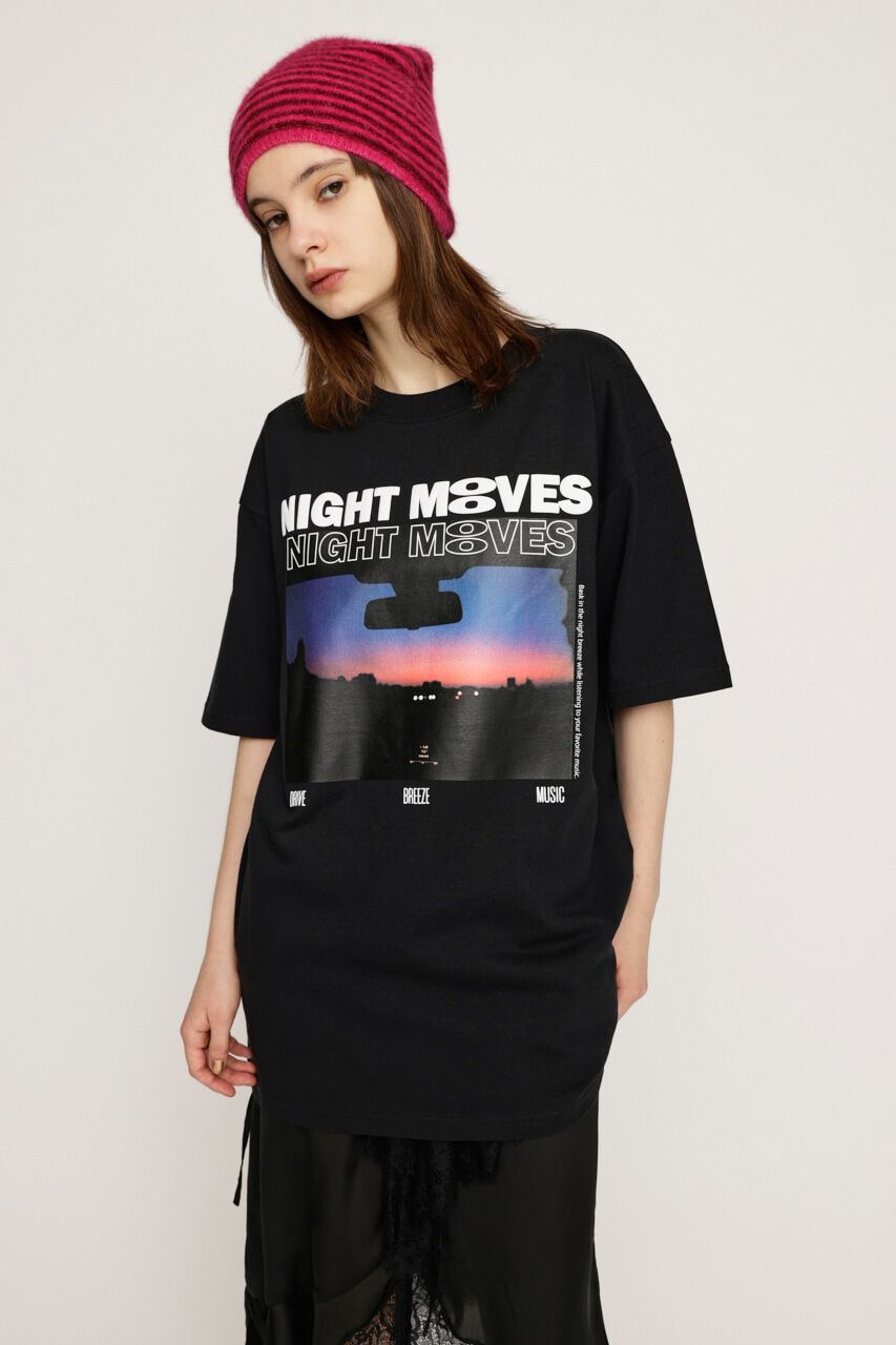 SLY「OVERSIZE PHOTO PRINT Tシャツ」|Tシャツ・カットソー|BLK