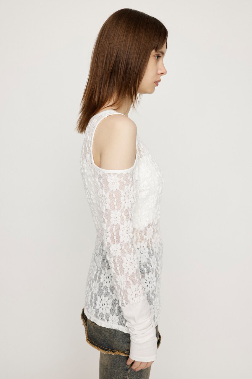SLY「HOLE LACE トップス」|Tシャツ・カットソー|