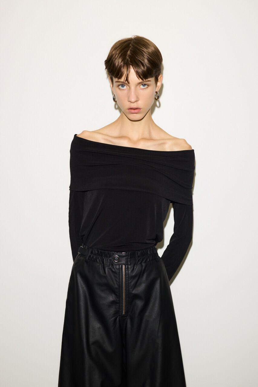 SLY「STRETCH OFF SHOULDER トップス」|Tシャツ・カットソー|