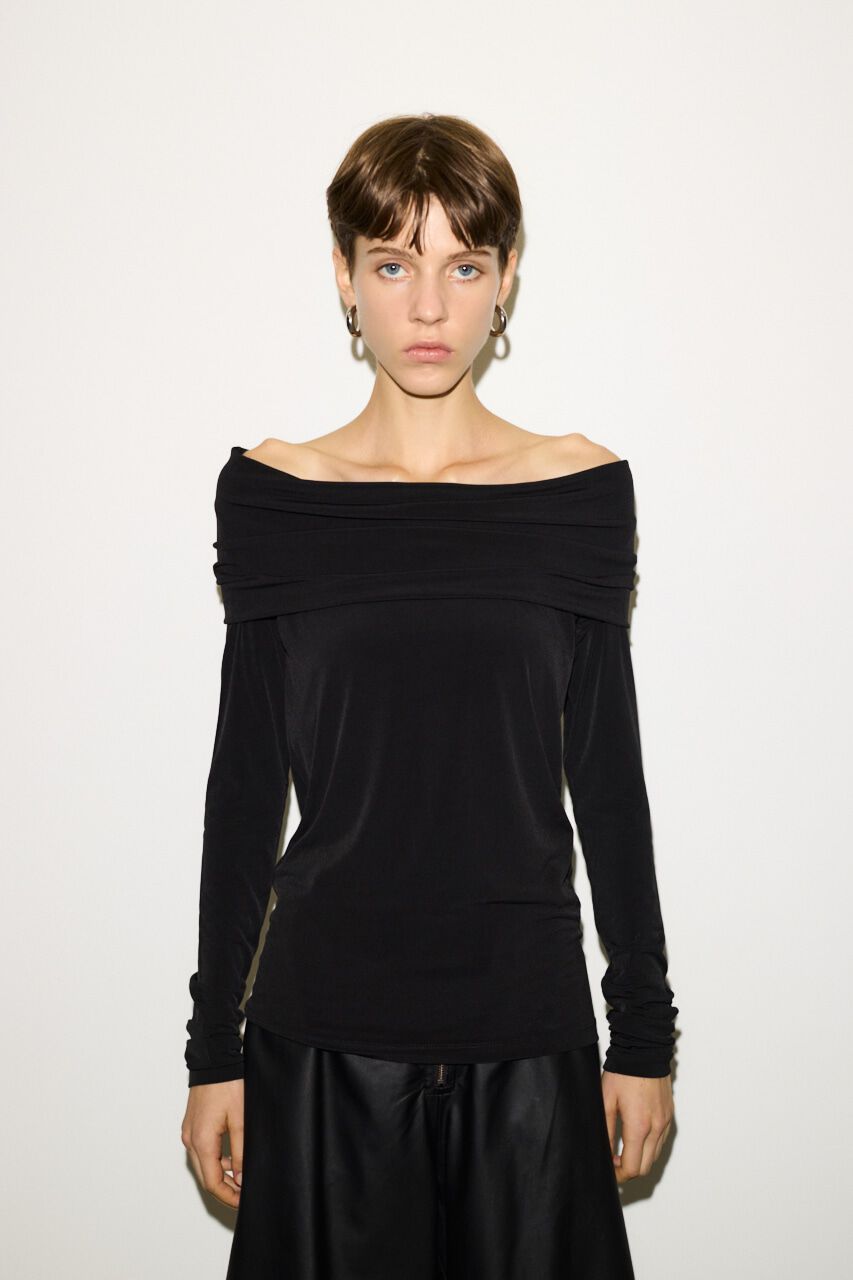 SLY「STRETCH OFF SHOULDER トップス」|Tシャツ・カットソー|