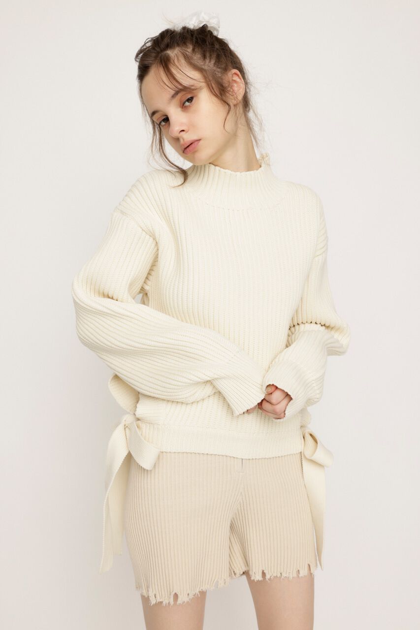 SLY「SIDE RIBBON LG トップス」|ニット・セーター|IVOY3