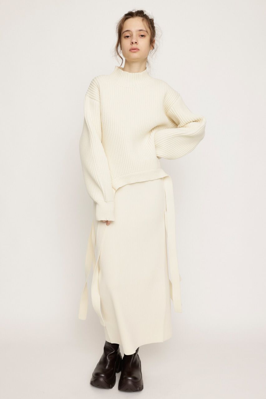 SLY「SIDE RIBBON LG トップス」|ニット・セーター|
