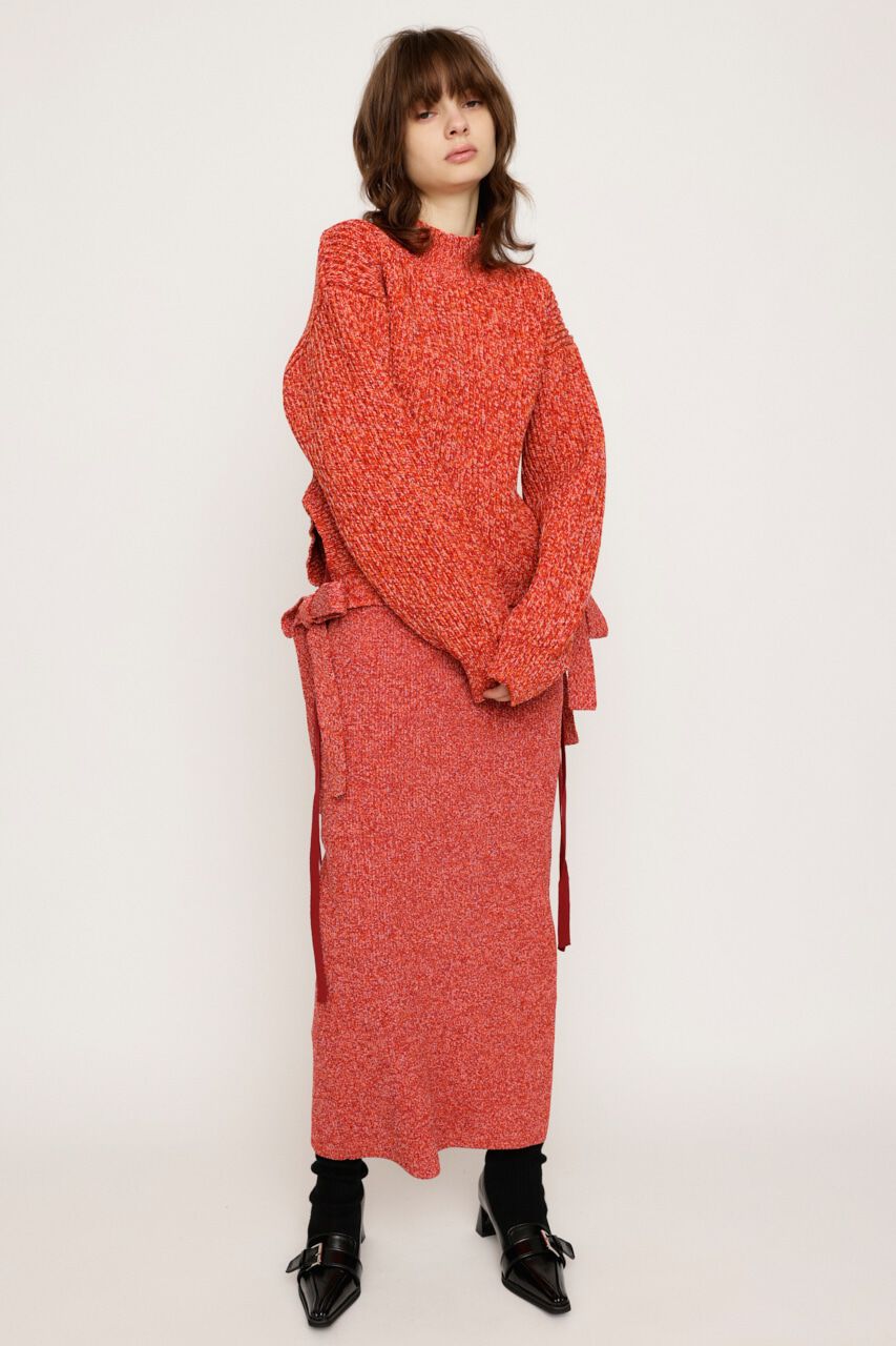 SLY「SIDE RIBBON LG トップス」|ニット・セーター|