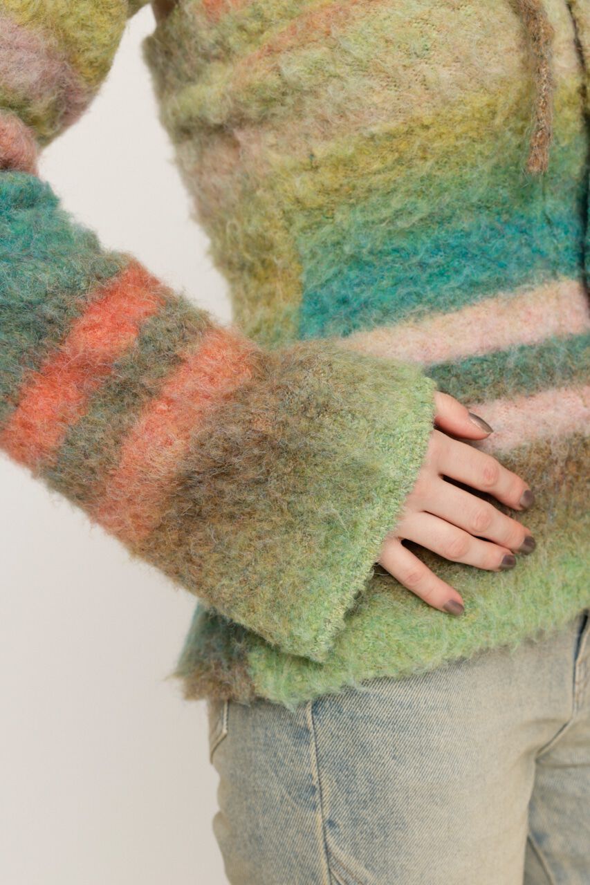 SLY「GRADATION BOUCLE 2P トップス」|ニット・セーター|