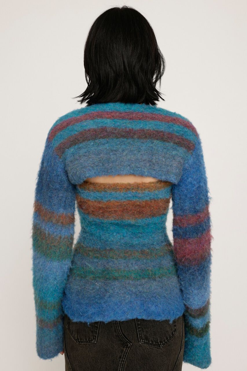 SLY「GRADATION BOUCLE 2P トップス」|ニット・セーター|