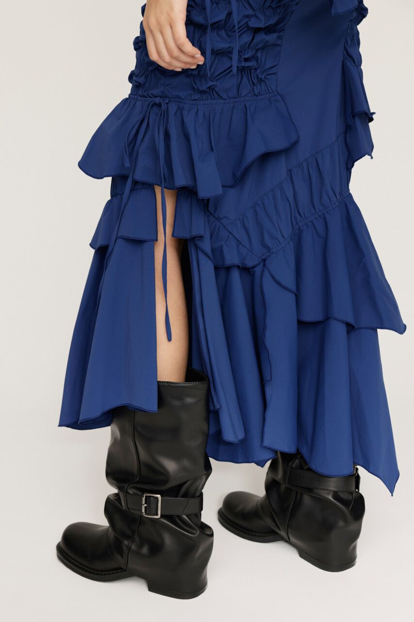 SLY「SMOCKING RIBBON DESIGN スカート」|スカート|