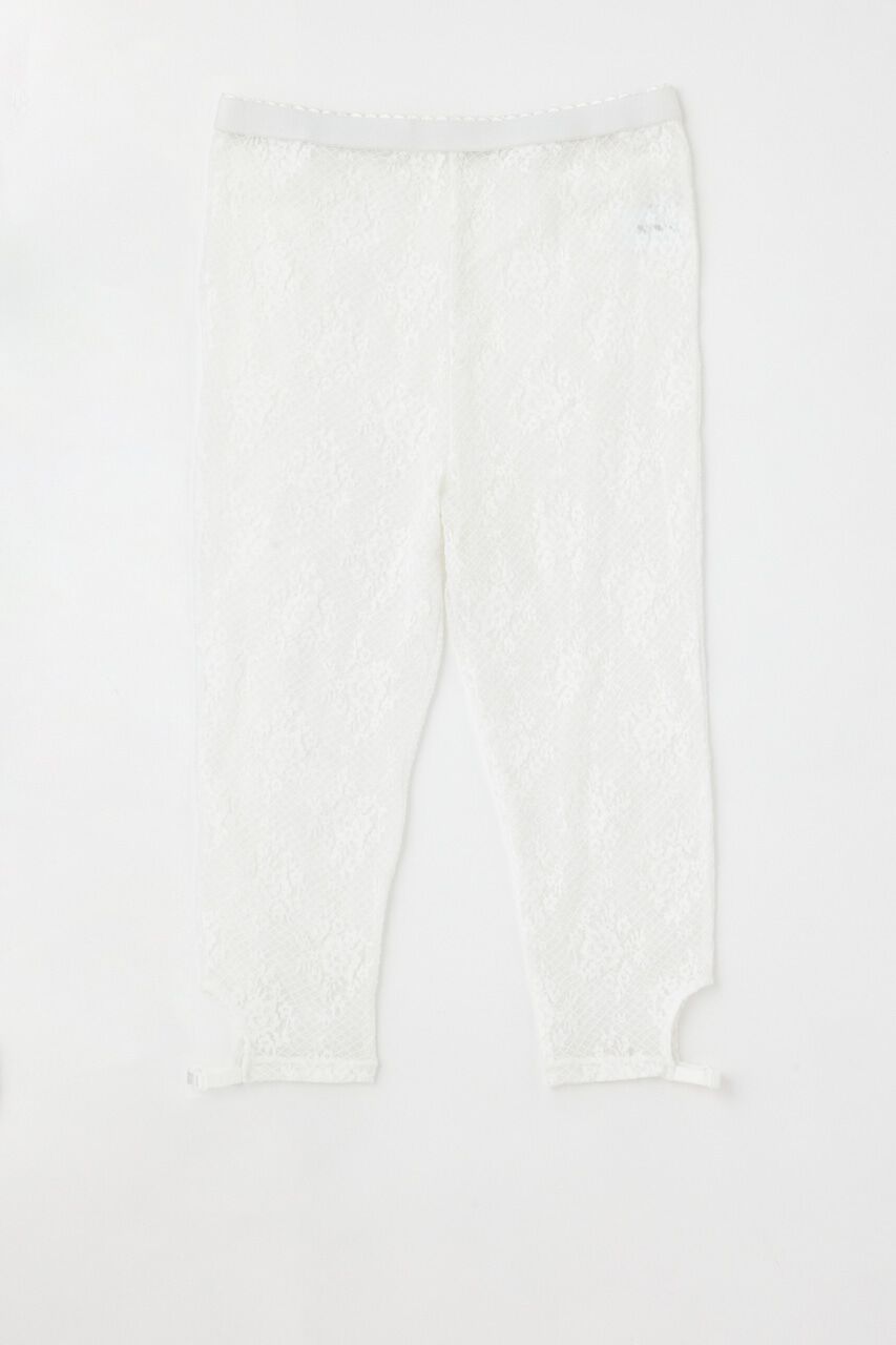 SLY「SIDE HOLE LACE レギンス」|その他|WHT