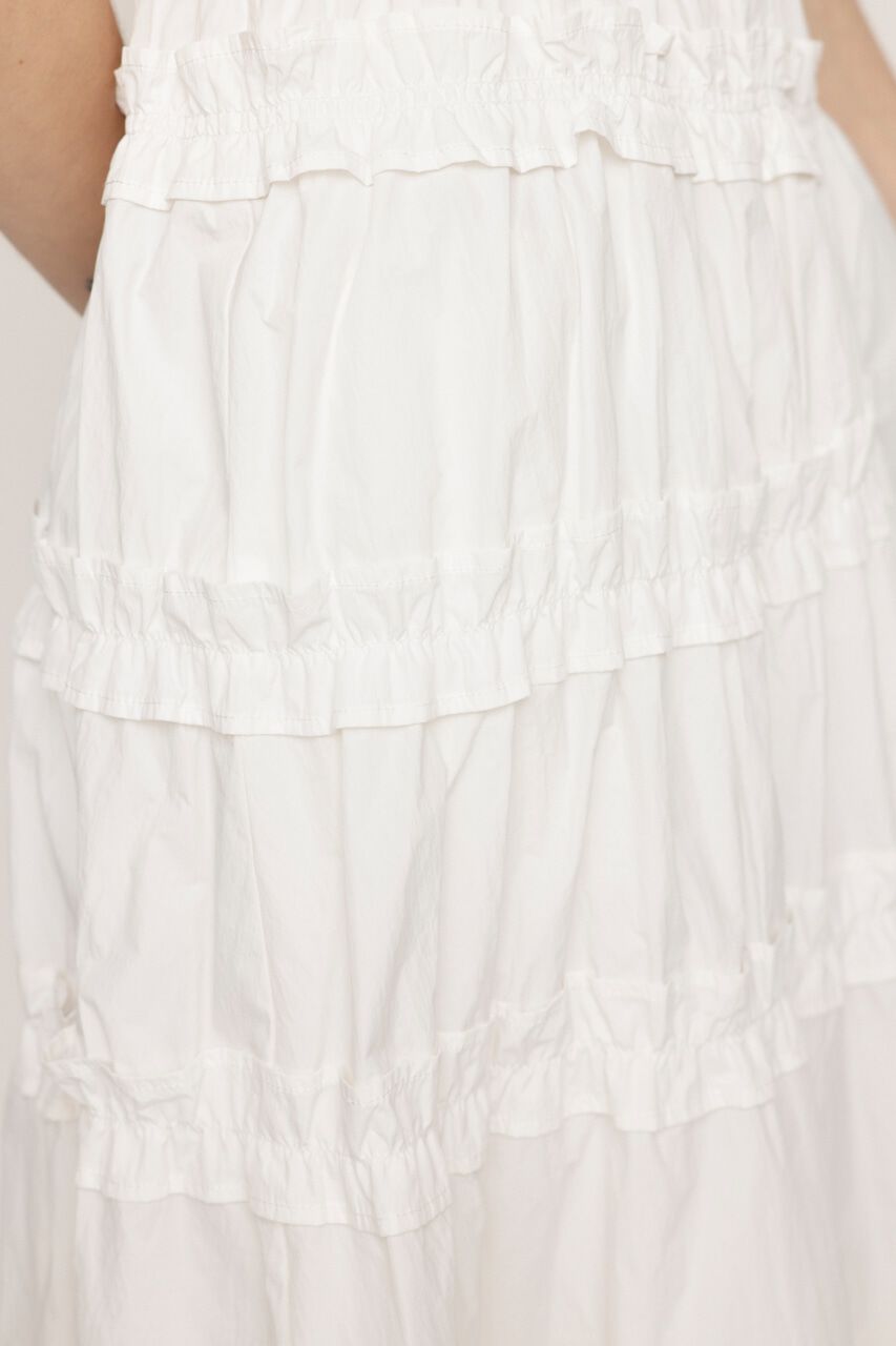 SLY「ASYMMETRY FRILL ロングワンピース」|ワンピース|