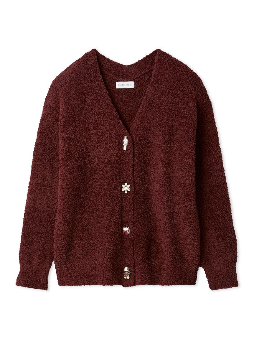 【新品・未開封】Steam Whip デザインボタンカーディガン レッド 赤 Steam Whip】デザインボタンカーディガン（SNIDEL HOME）｜ルミネの