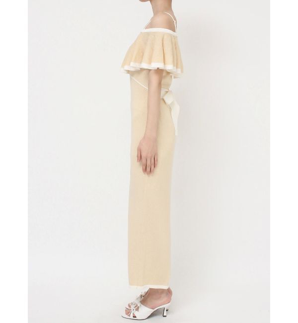 RESEXXY「バイカラーシアータイトニットワンピース」|ワンピース|