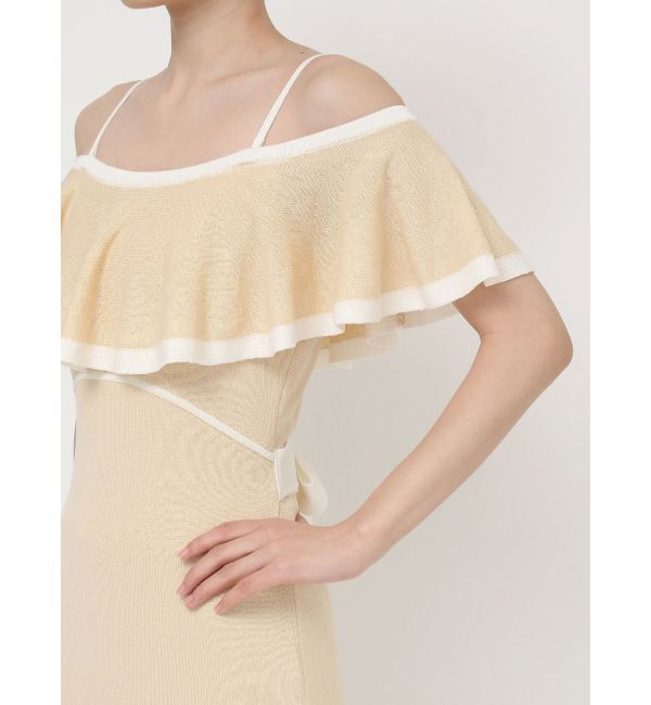 RESEXXY「バイカラーシアータイトニットワンピース」|ワンピース|