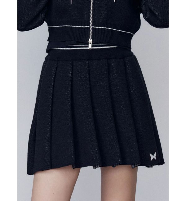 EMODA「プリーツニットミニスカート」|スカート|