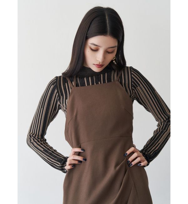 MURUA「グラデーションリブカラーニット」|ニット・セーター|