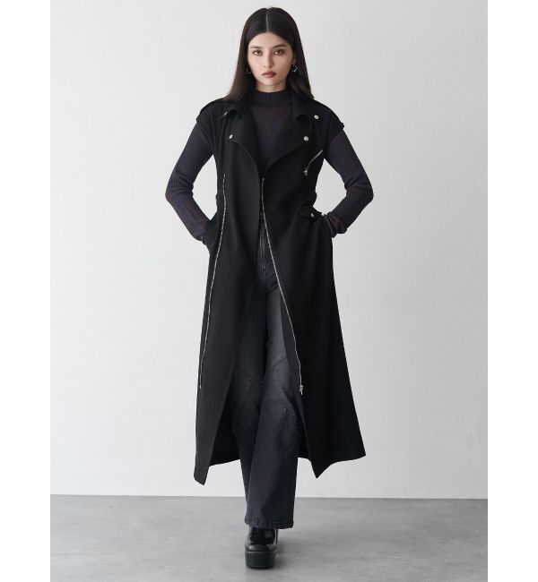 MURUA「グラデーションリブカラーニット」|ニット・セーター|