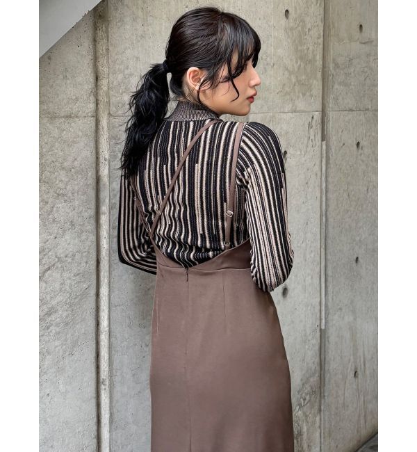 MURUA「グラデーションリブカラーニット」|ニット・セーター|