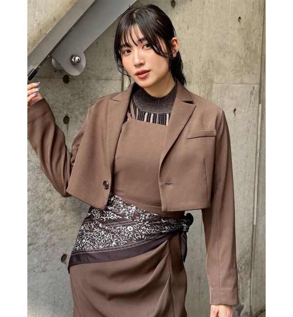 MURUA「グラデーションリブカラーニット」|ニット・セーター|