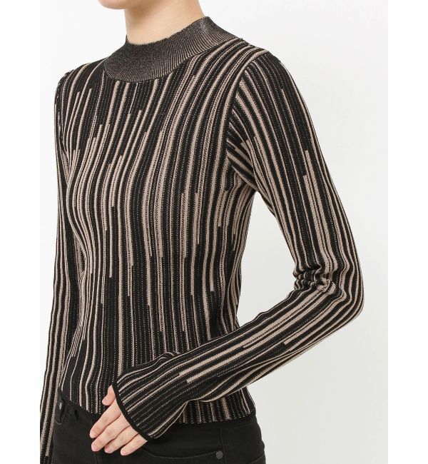 MURUA「グラデーションリブカラーニット」|ニット・セーター|