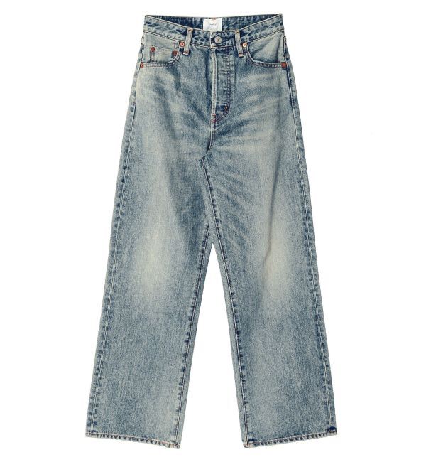 Ungrid「ハイウエストルーズストレートデニム」|デニム|