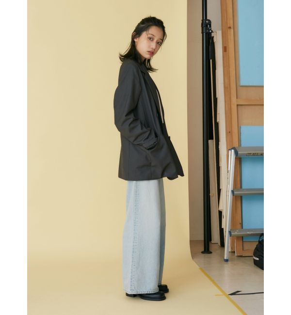 Ungrid「【WEB限定】ラグランロゴショートニット」|ニット・セーター|