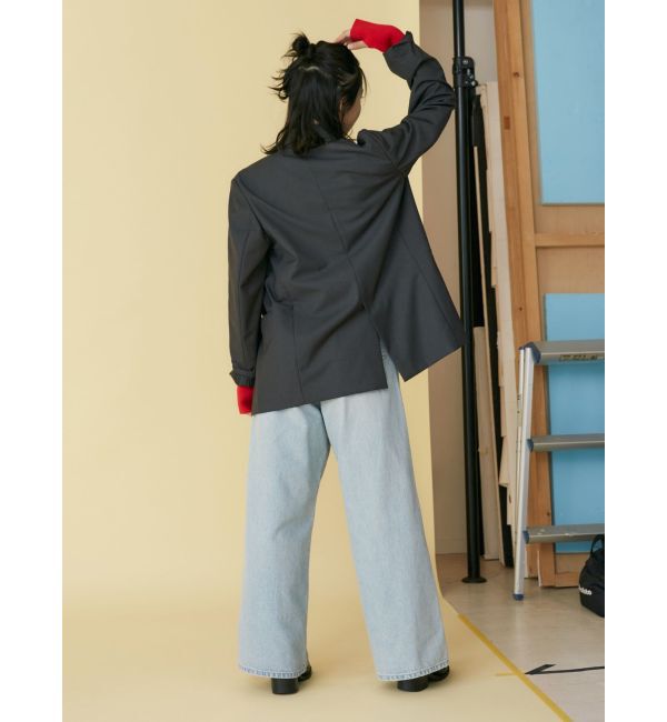 Ungrid「【WEB限定】ラグランロゴショートニット」|ニット・セーター|