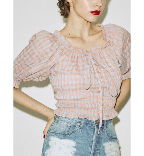 jouetie「2WAYオフショルブラウス」|シャツ・ブラウス|オレンジ