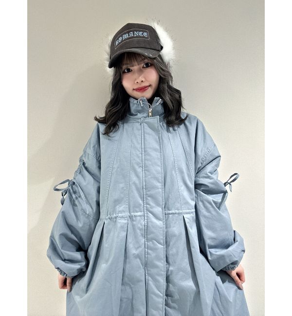 jouetie「ギャザーリボンモッズコート」|ミリタリー・モッズコート|