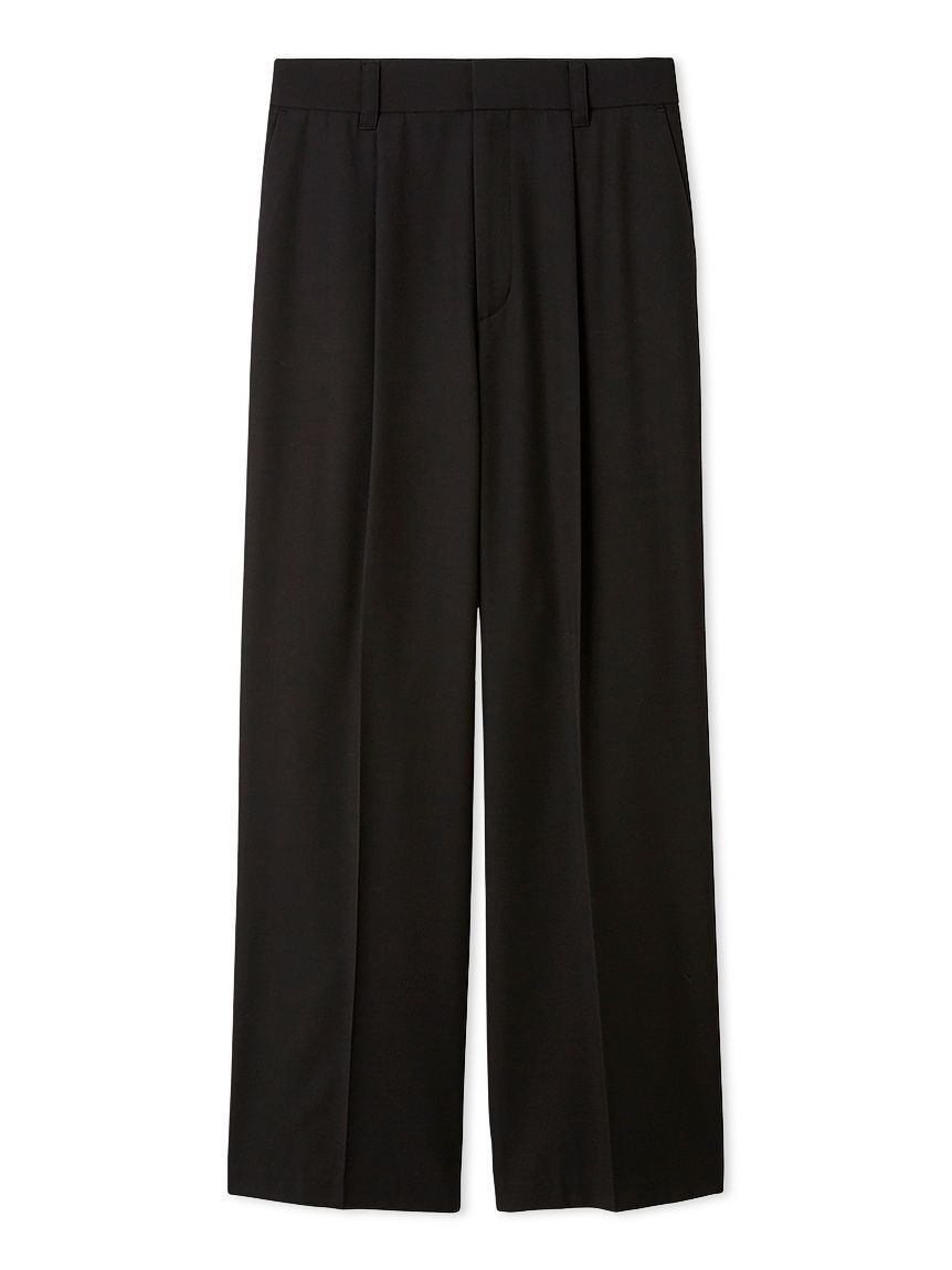 Mila Owen「センタープレスパンツ」|チノ|BLK