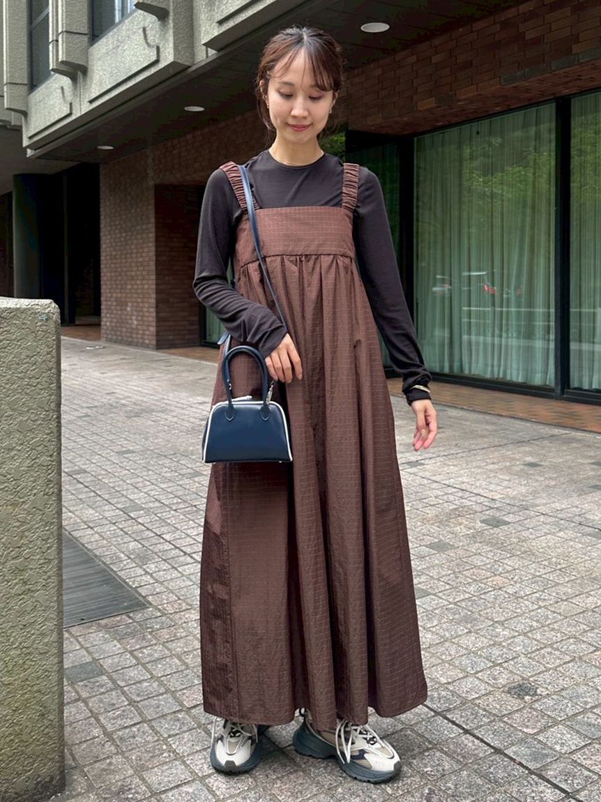 emmi atelier「フェイクレザーパイピングミニボストンバッグ」|ボストンバッグ|