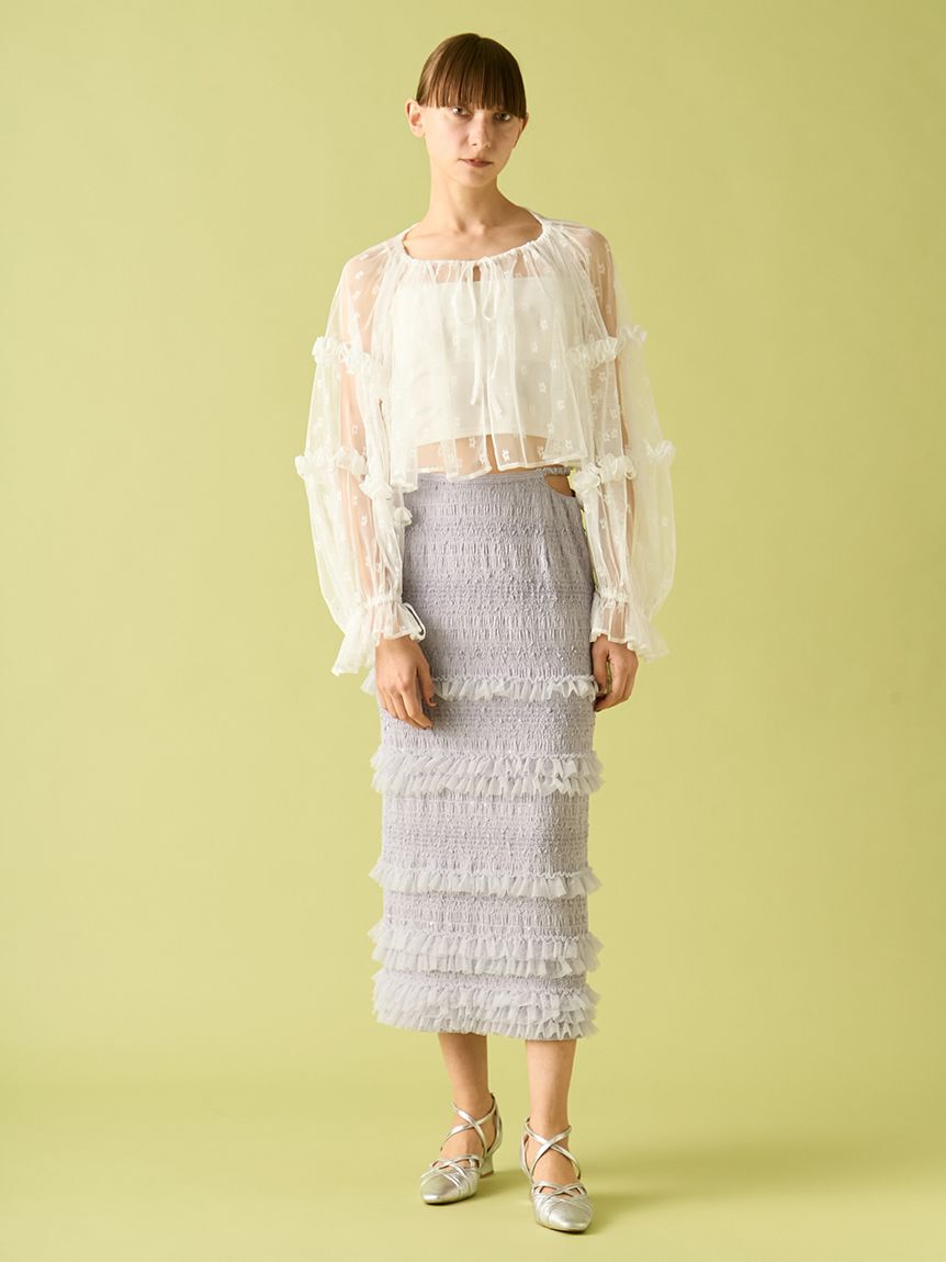 FURFUR「フリルＩラインスカート」|スカート|