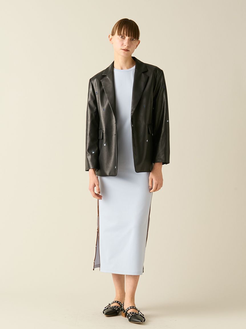 FURFUR「【限定カラー】ローズ刺繍テーラードジャケット」|テーラードジャケット|