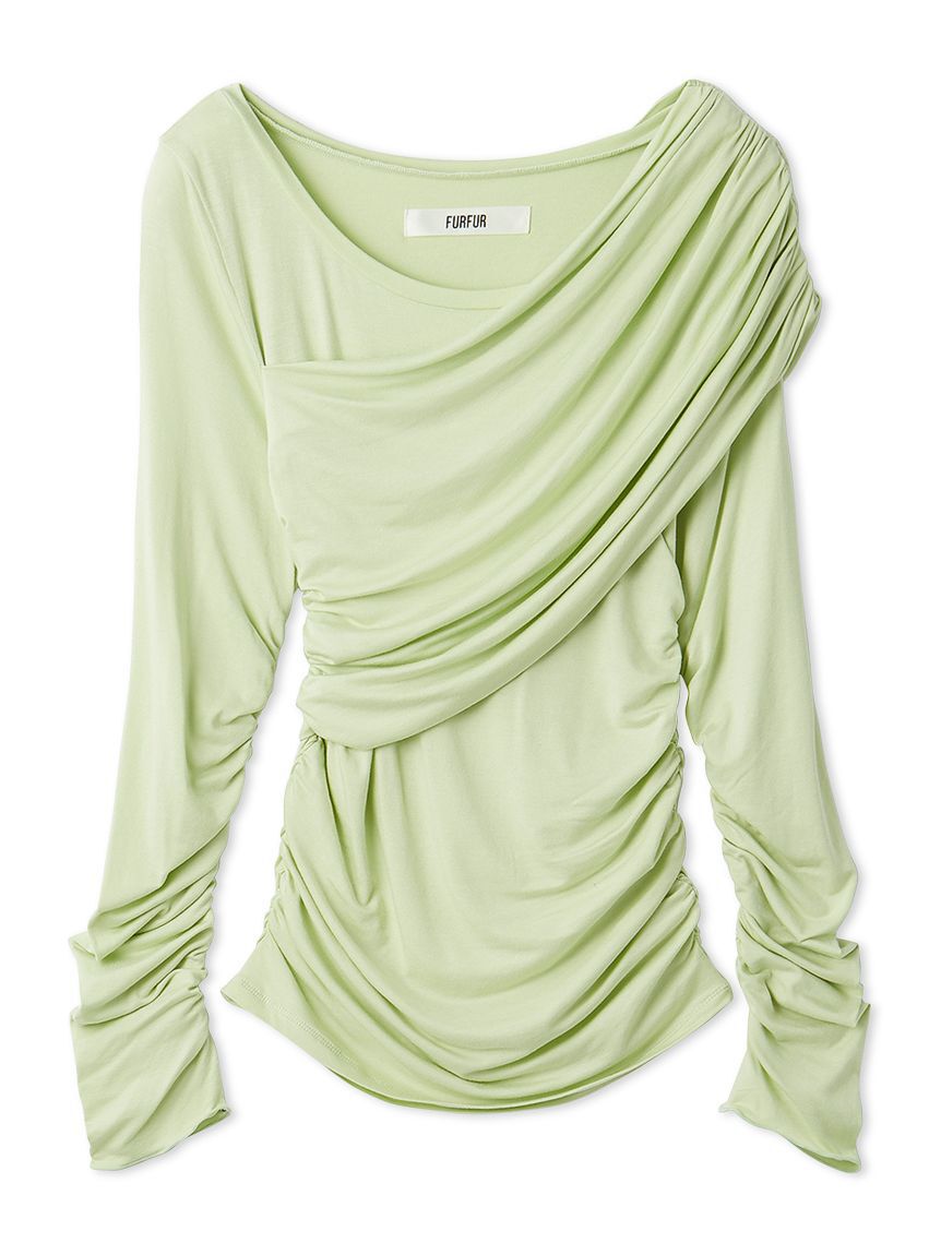 FURFUR「ソフトドレープカットトップス」|Tシャツ・カットソー|