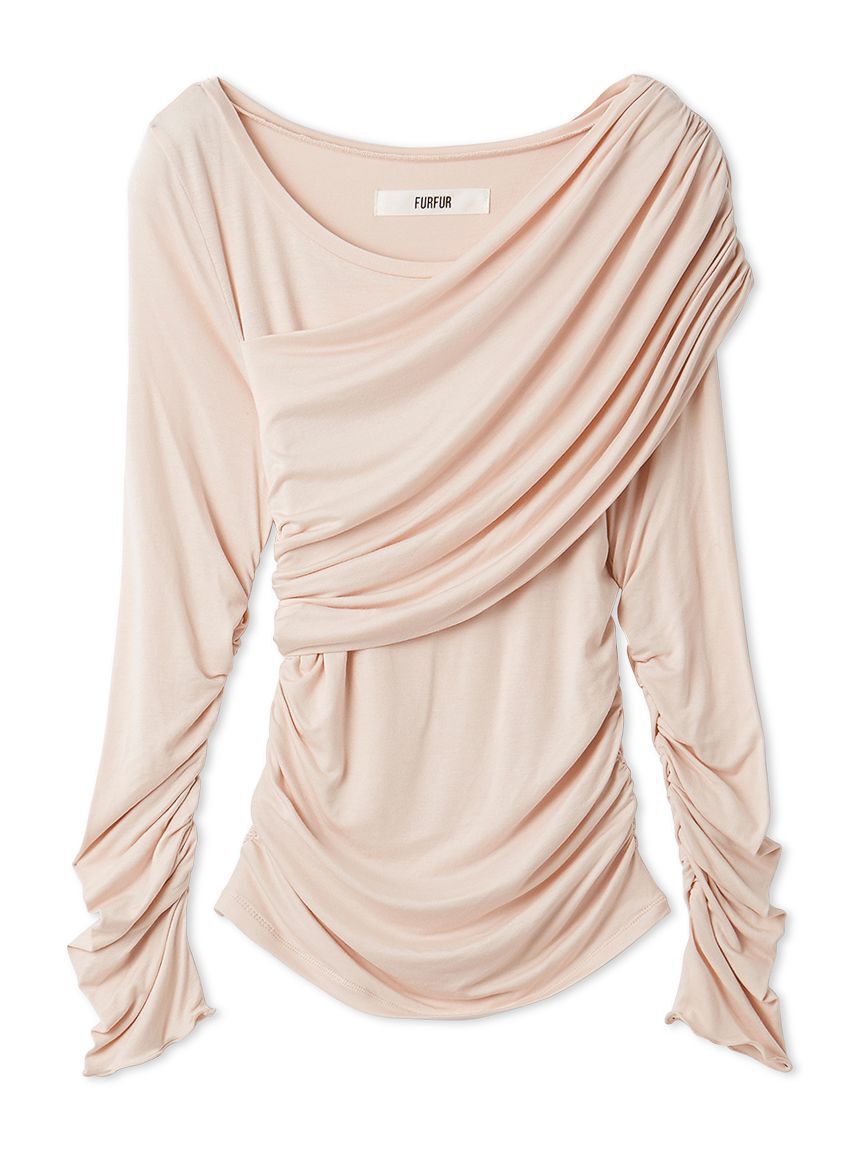 FURFUR「ソフトドレープカットトップス」|Tシャツ・カットソー|