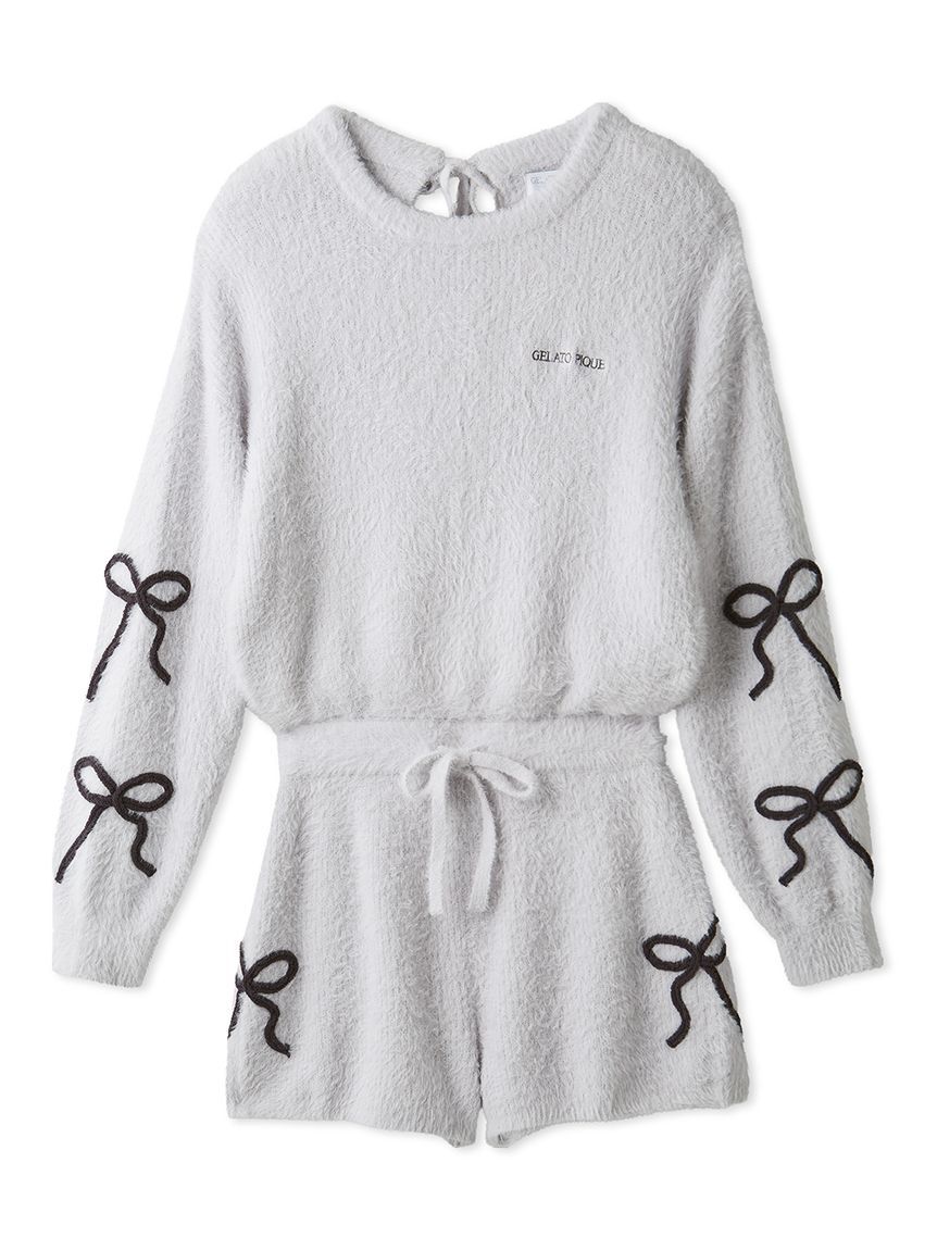 gelato pique「リボンフェザーロンパース」|ルームウェア|LGRY