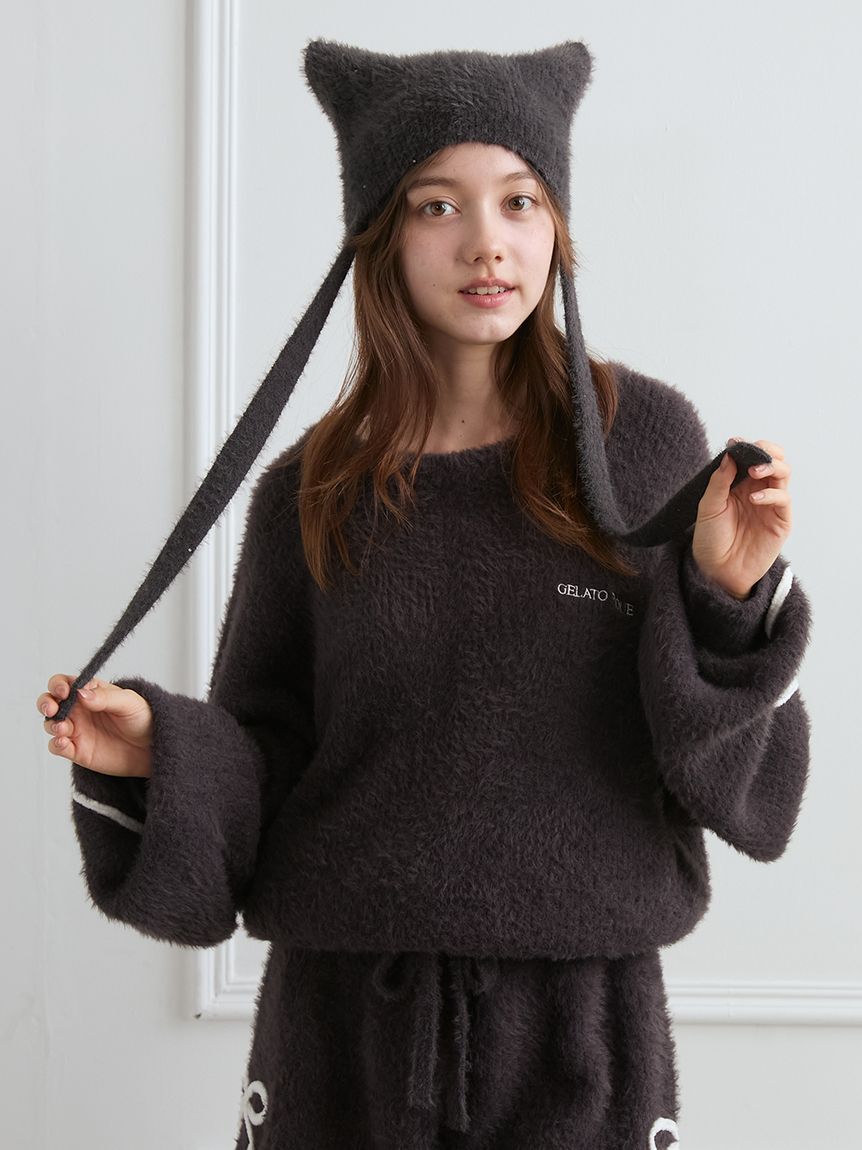 gelato pique「リボンフェザーロンパース」|ルームウェア|