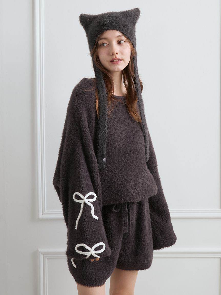 gelato pique「リボンフェザーロンパース」|ルームウェア|