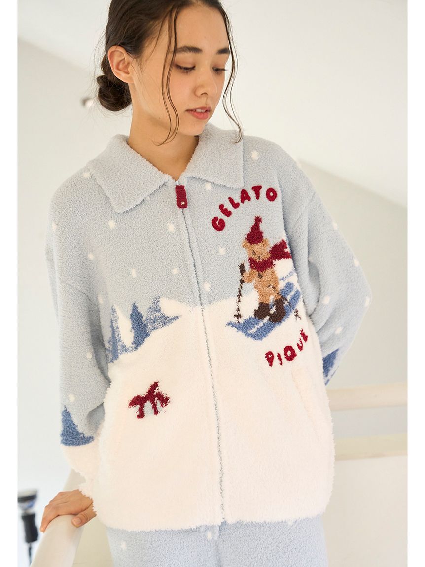 HOLIDAY】スキーベアジャガードカーディガン（gelato pique）｜ルミネ